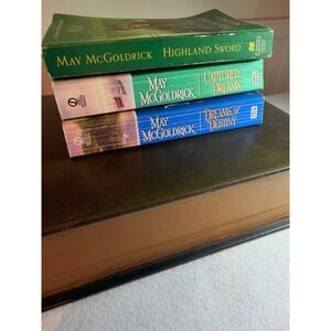 May McGoldrick Historical Romance Book Lot Highland Sword Dreams of Destiny 3pc